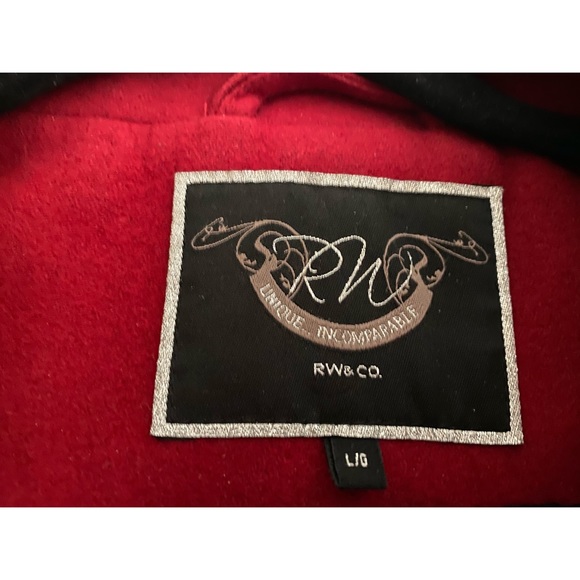 R&W Co. Brand Dark Red Dress Jacket - Picture 3 of 5